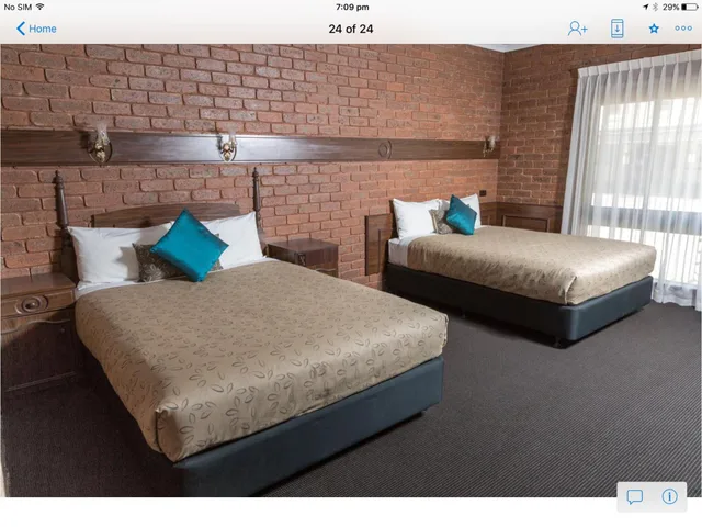 غرفة ديلوكس بسريرين كوين، Albury Townhouse Motel 1/3