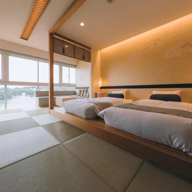 Japanese, Superior, Twin Beds, Toba Grand Hotel 7/10