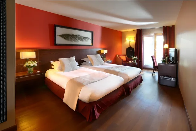 غرفة قياسية بسريرين منفصلين، Hotel de Berny 1/2