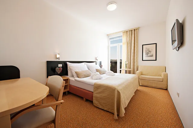 غرفة قياسية بسرير مزدوج مع سرير إضافي، Radin Hotel 1/2
