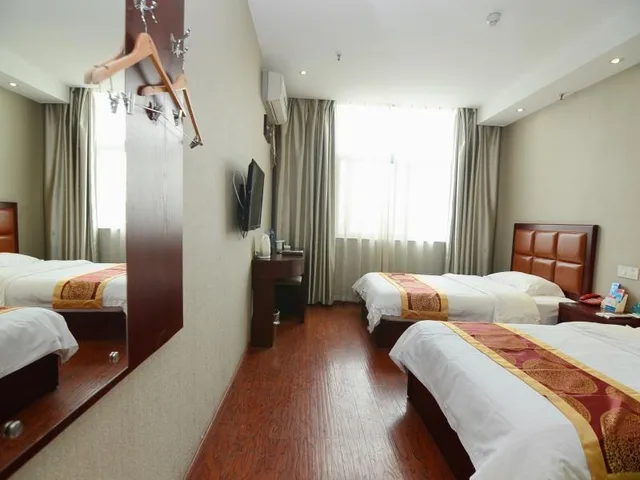 Room, Twin Beds, No Window, GreenTree Inn Hefei Fanhua Avenue Juece Building Business Hotel 2/2