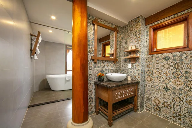 جناح عائلي بسرير كينج وسرير فردي، Mai Chau Hideaway Lake Resort 4/4