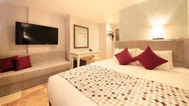 غرفة سوبيريور بسرير كوين في الملحق، Centurion Hotel Ueno 1/2