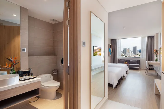Deluxe, Twin Beds, City View, DQua Hotel and Apartment 4/5