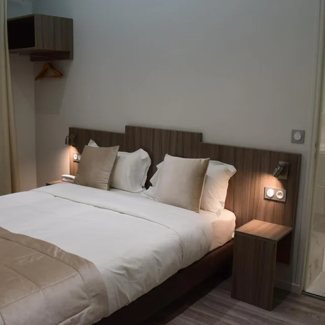 غرفة ديلوكس بسرير مزدوج، Hotel Puy De Dome 1/3