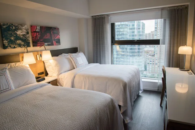 غرفة قياسية بسريرين مزدوجين، Fairfield Inn and Suites New York Manhattan Central Park 1/1