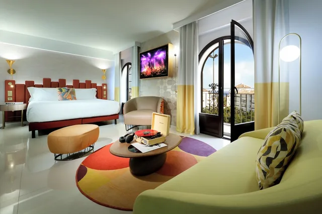 جناح استوديو بسرير كينج مع أريكة، Hard Rock Hotel Marbella 6/10