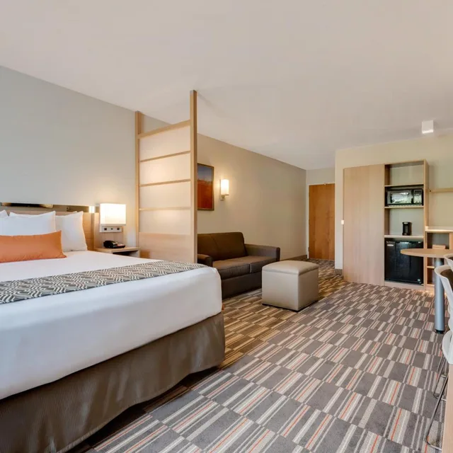 Studio, Suite, Queen Bed, Sofa, Microtel Inn And Suites By Wyndham Clarion 2/5