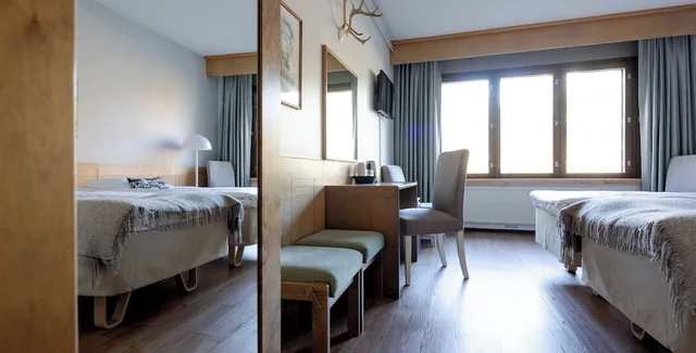 غرفة بانورامية بسريرين منفصلين، Lapland Hotels Hetta 3/5