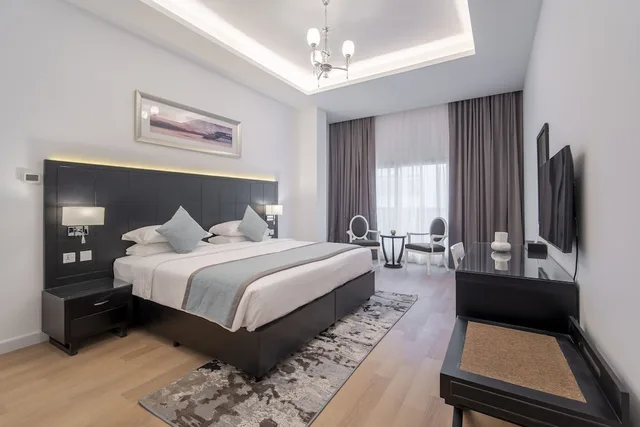 شقة استوديو بريميوم بشرفة، Rose Garden Hotel Apartments Al Barsha 1/4