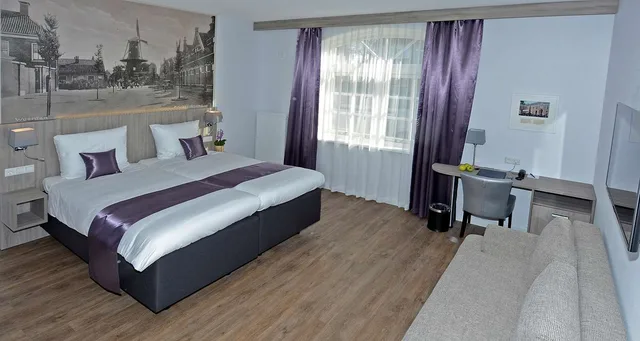غرفة بسرير مزدوج مع أريكة بحوض استحمام، Best Western City Hotel Woerden 2/3