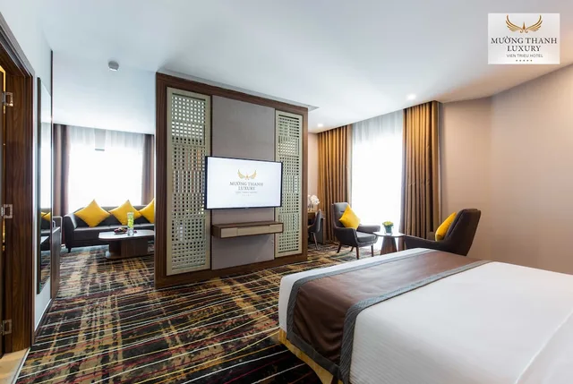 جناح تنفيذي بسرير كينج، Muong Thanh Luxury Vien Trieu Hotel 2/4