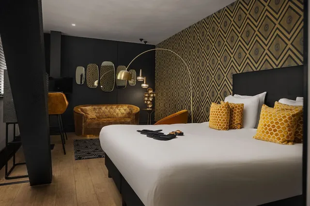 غرفة بسرير كينج بإطلالة على المدينة، The James Hotel Rotterdam 2/8