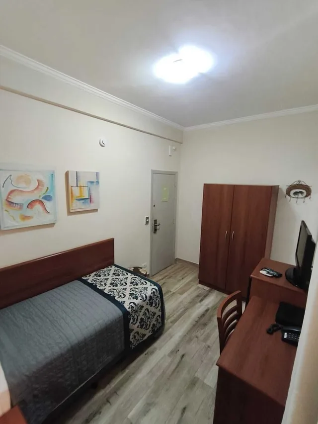 غرفة قياسية مفردة بسرير فردي بحمام خاص، Hotel Pousada Valparaiso 2/7