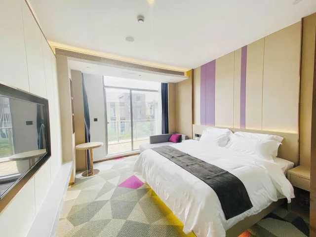 غرفة ديلوكس بسرير كوين بإطلالة، Lavande Hotel Shanghai Hongfang Development Center 1/1