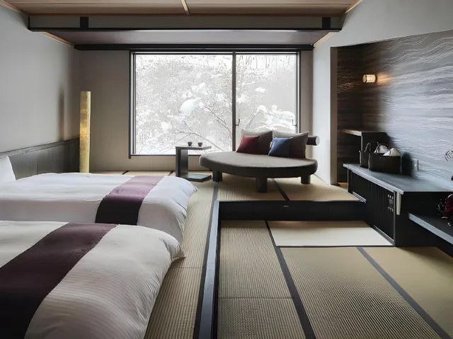 غرفة بسريرين منفصلين، Hoshino Resorts Oirase Keiryu Hotel 1/1