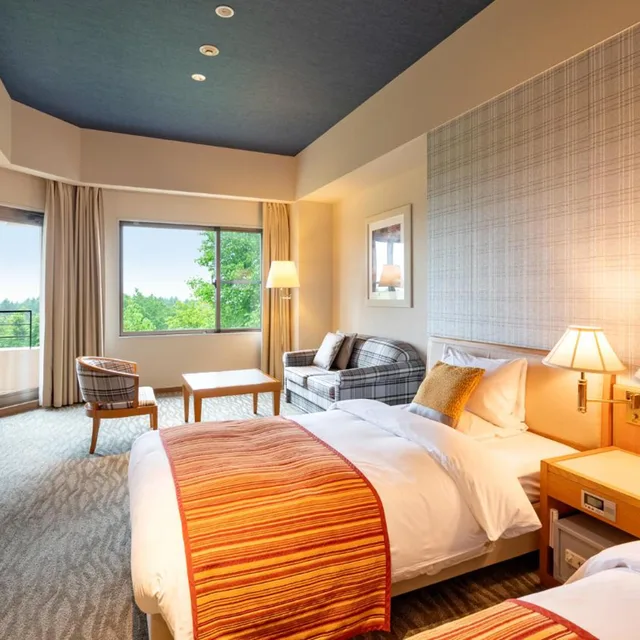 غرفة ديلوكس بسريرين منفصلين، Urabandai Grandeco Tokyu Hotel 1/8