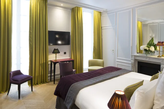 غرفة ديلوكس بسرير مزدوج، Bourgogne Hotel and Montana 4/7