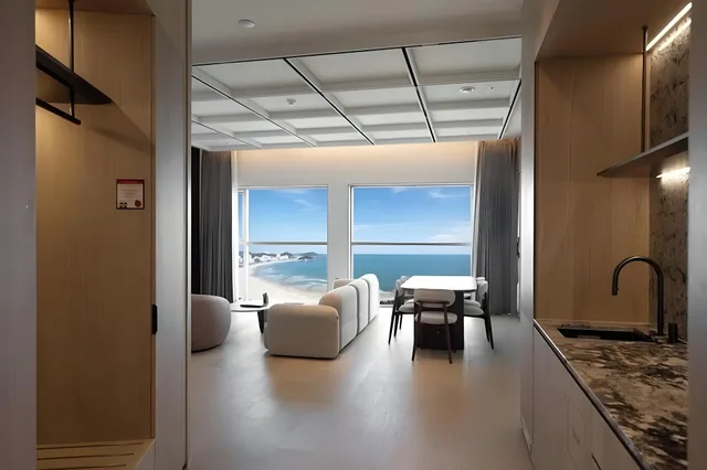 جناح غراند بإطلالة على البحر بجاكوزي، Mer de l'aube Hotel 1/1