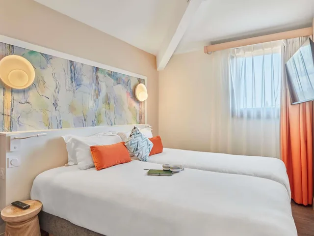 شقة بسريرين منفصلين بغرفتي نوم مع أريكة، Aparthotel Adagio Aix en Provence Centre 4/9