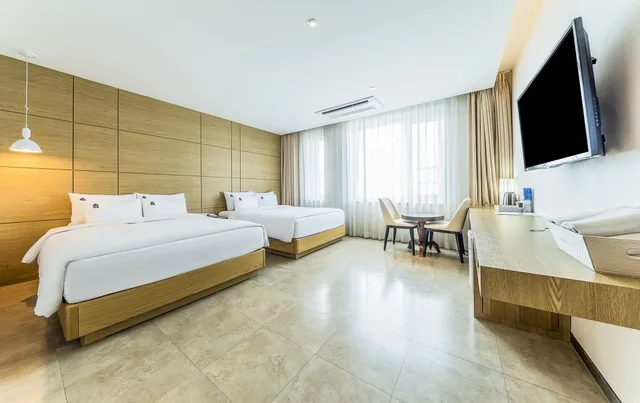 Super, Deluxe, 2 Double Beds, Ocean View، Benikea The Bliss Hotel 7/8