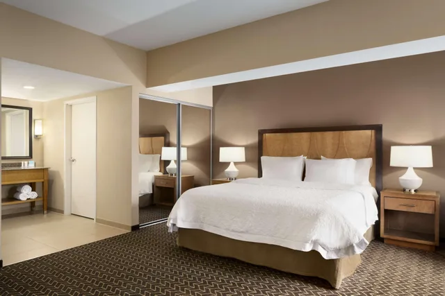 استوديو بسرير كينج مع أريكة لذوي الإعاقة، Hampton Inn & Suites Clayton/St Louis-Galleria Area 1/3