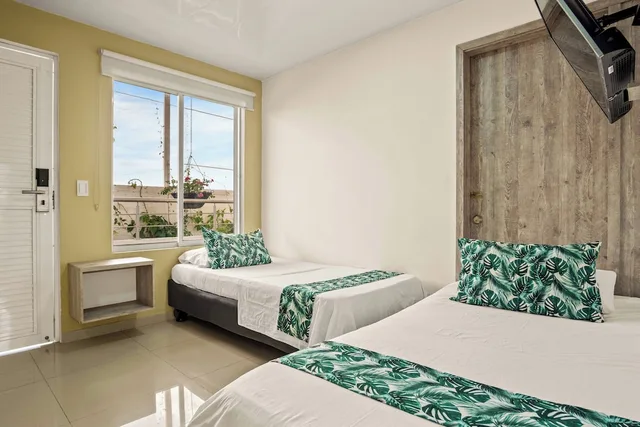 استوديو عائلي بسريرين مزدوجين، Ayenda 1420 Eco Suite 1/4