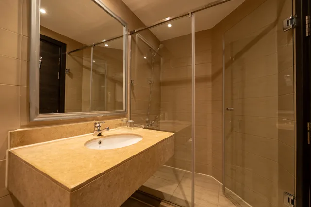 غرفة قياسية بسرير مزدوج بإطلالة على الحديقة، Jaz Fanara Resort and Residence 6/6