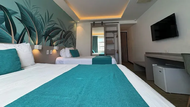 غرفة ثلاثية بسرير مزدوج وسرير فردي، Portobelo Plaza de las Americas 3/10
