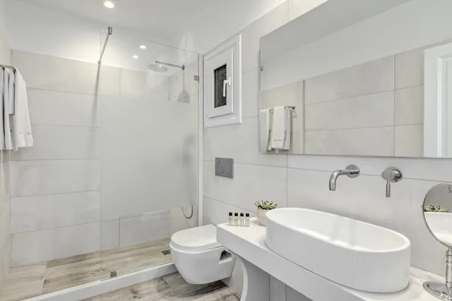 غرفة قياسية بسريرين منفصلين بإطلالة على البحر، Hotel Alkyon 4/5