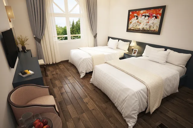 Deluxe, Twin Beds, Hotel The Hanoi 2/2