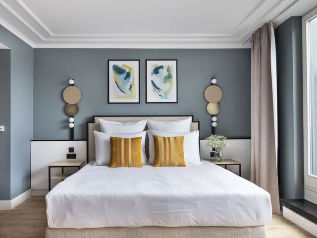شقة بسرير كينج بغرفة نوم واحدة مع أريكة، numa I Arc Rooms and Apartments (ex Hotel Angleterre) 1/10