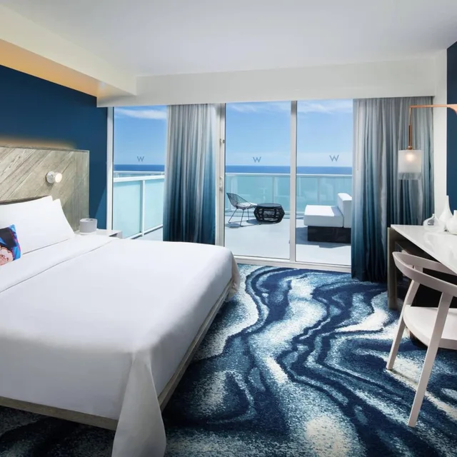 Premier, King Bed, Ocean Front, Balcony، W Fort Lauderdale 1/3