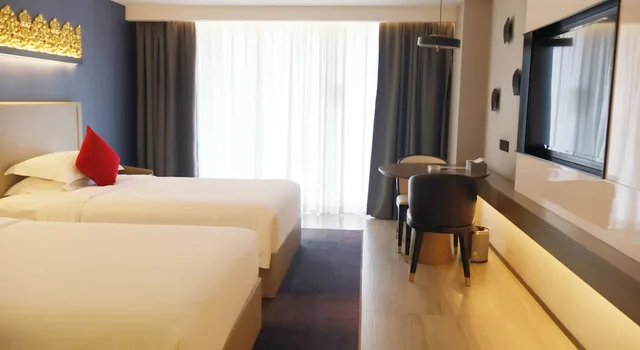 غرفة ديلوكس بسريرين منفصلين، Tian Yi International Hotel 1/10
