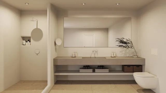 جناح كومفورت بسرير كوين بشرفة بإطلالة مع أريكة، NERO Light-Filled Suites 3/3