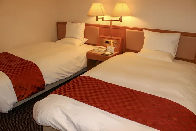 Room, Twin Beds, Smoking, Hotel Higashinihon Utsunomiya 1/2