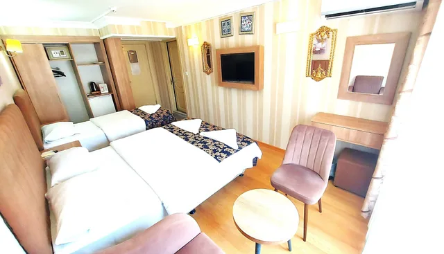 غرفة ديلوكس ثلاثية بثلاثة أسرّة، Hamit Hotel 9/10