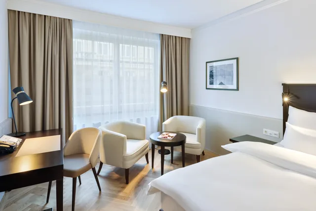 غرفة ديلوكس بسريرين منفصلين، Austria Trend Parkhotel Schonbrunn 3/8