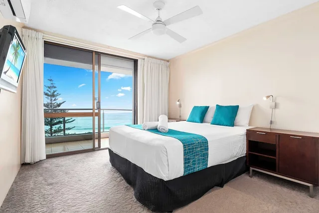 شقة بسرير كوين بإطلالة على البحر بغرفة نوم واحدة، Northwind Holiday Apartments Mooloolaba 6/10