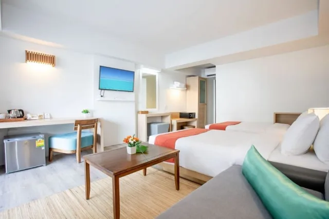 غرفة ديلوكس بسريرين منفصلين بإطلالة على المسبح، Wild Orchid Villa Krabi 9/10