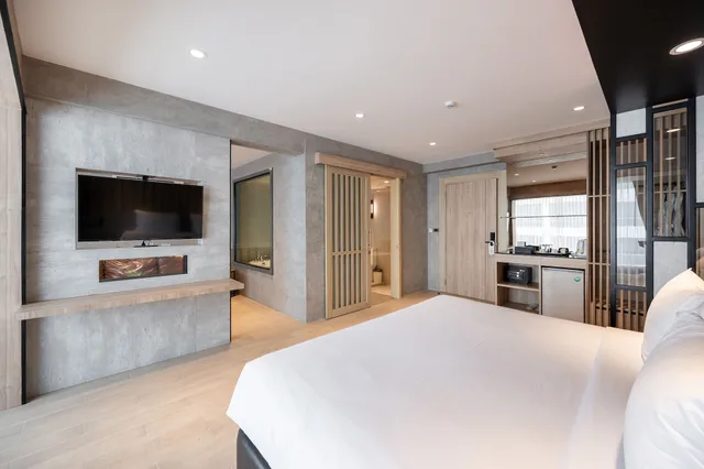غرفة بريميوم ديلوكس بسرير مزدوج، Loft Bangkok Hotel 1/6