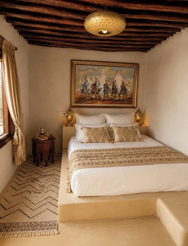 غرفة قياسية بسرير كوين وسرير فردي، Riad El Maâti 2/4