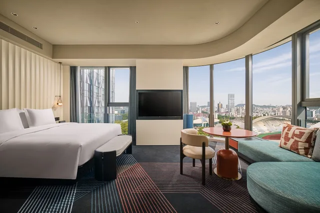 غرفة بريميوم بسرير كينج، Hotel Indigo Zhuhai Xiangzhou by IHG 8/10