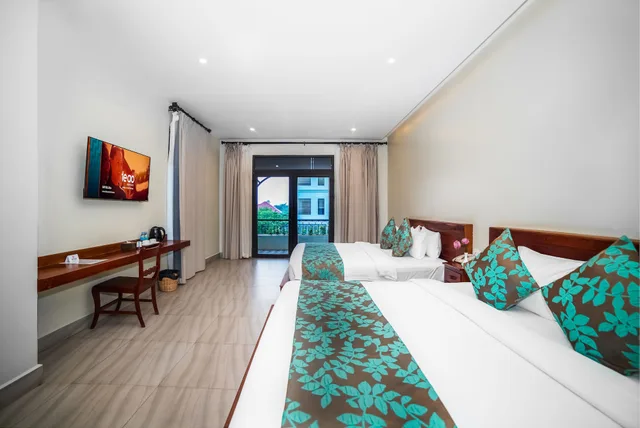 غرفة بريميير ديلوكس عائلية بسريرين كينج، Bayon Modern Residence 2/3
