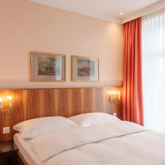 غرفة بزنس بسرير مزدوج أو سريرين منفصلين، Hotel Schweizerhof Basel 3/10