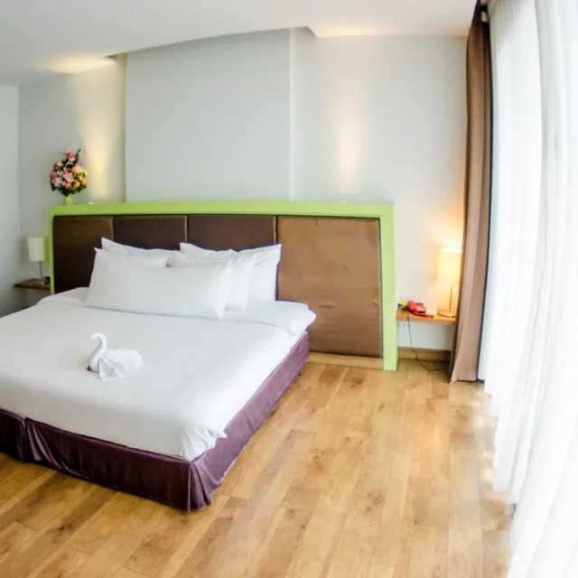 غرفة ديلوكس بسرير مزدوج أو سريرين منفصلين، Prajaktra Design Hotel 4/10