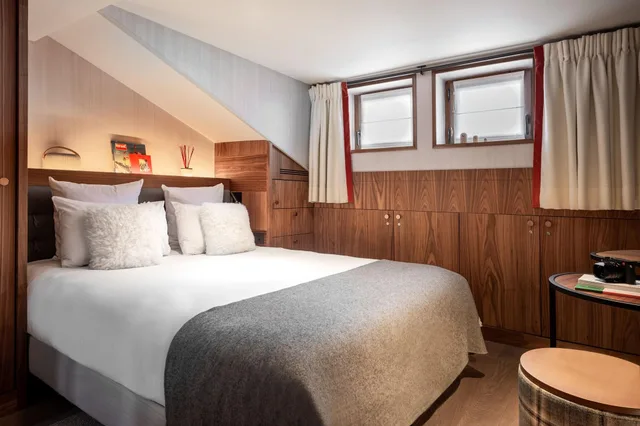 غرفة مفردة بسرير كوين، Coeur De Megeve 1/4