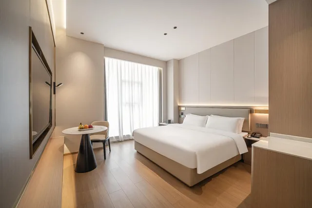 غرفة سوبيريور بسرير كينج وسرير كوين، Poltton International Service Apartment- Liuzhou Wanda Plaza 2/2