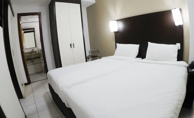 غرفة مفردة بسريرين منفصلين، Triangulo Apart Hotel 3/10