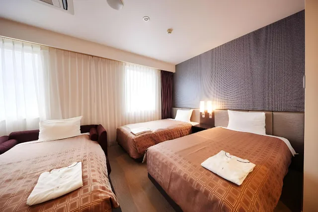 غرفة ثلاثية بثلاثة أسرّة، Hotel Yuquesta Asahibashi 1/1